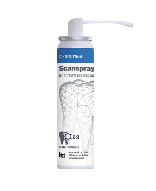 DSI Dental Lab Implant Intraoral Scan Spray 3D Cad/Cam Digital Scanning 75ml