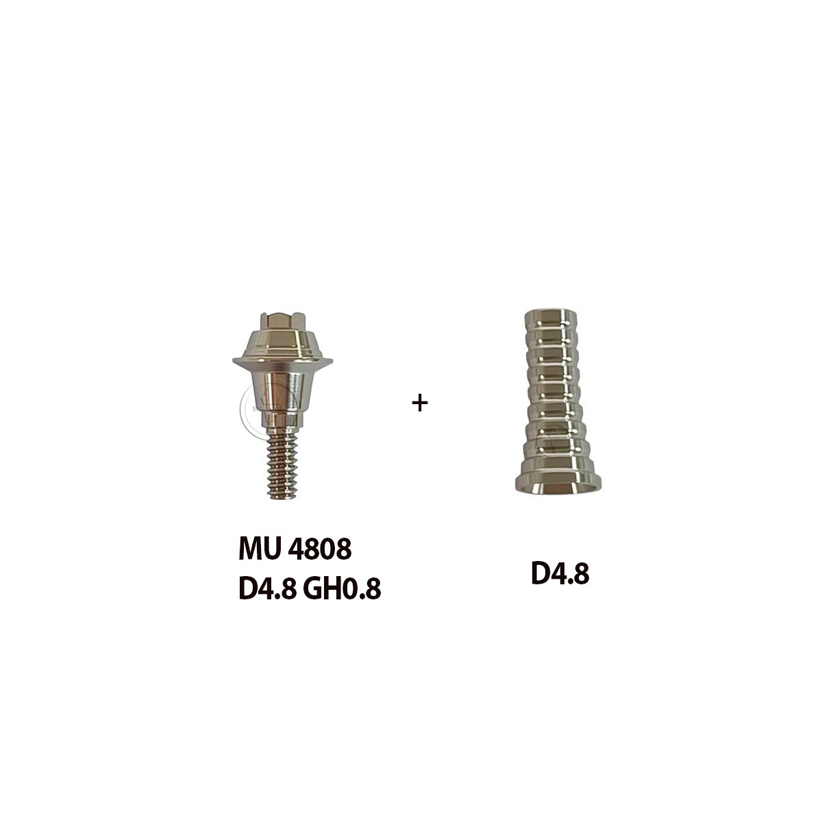 1-20 Set Multi unit Abutment and MU Ti cylinder Fit to Neodent GM GH0.8-5.5