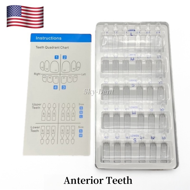 Dental Veneer Mould Composite Resin Anterior Posterior Teeth Molar Restoration