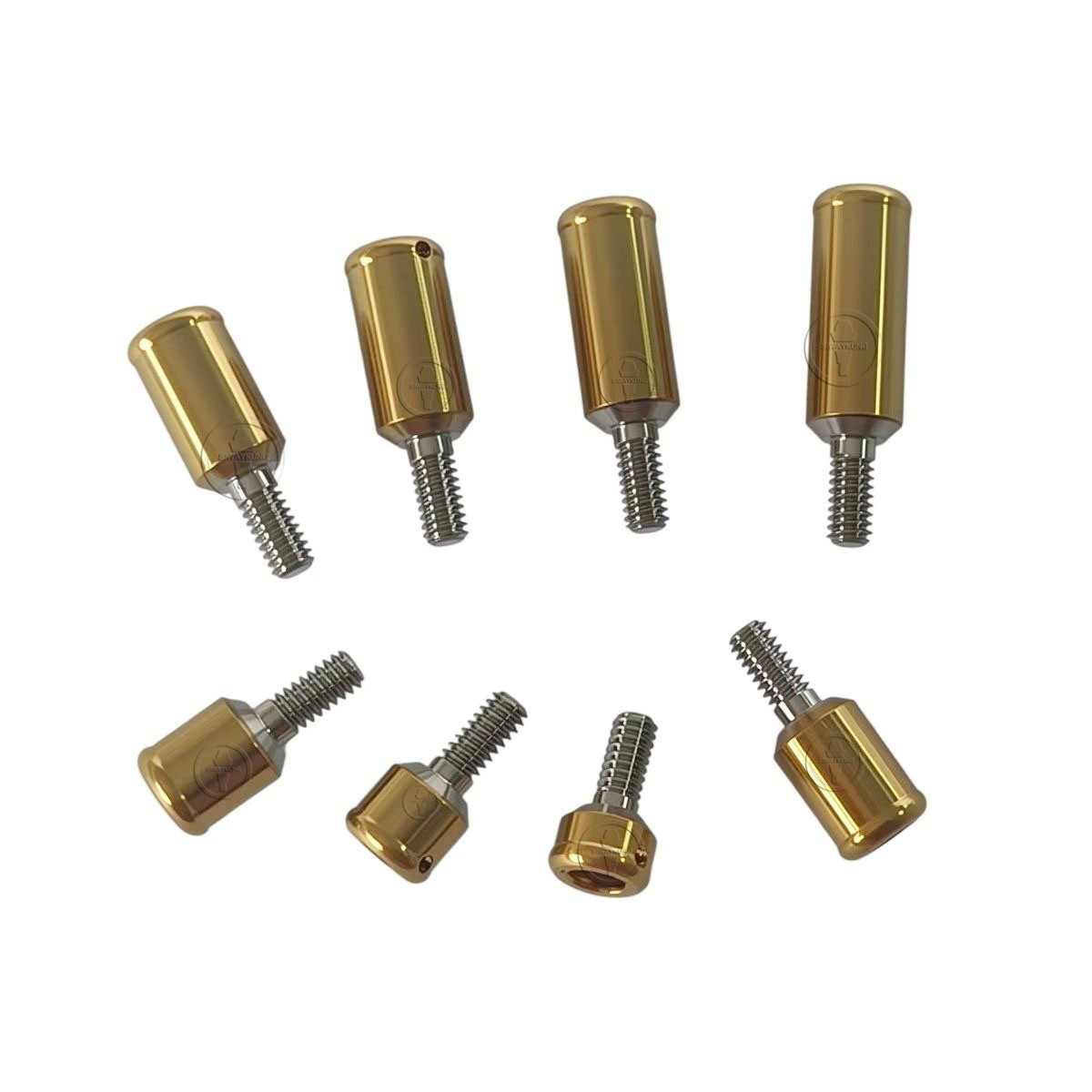 Locator abutment full set male caps fit to Implant Direct D3.75 GH0.5-7.5