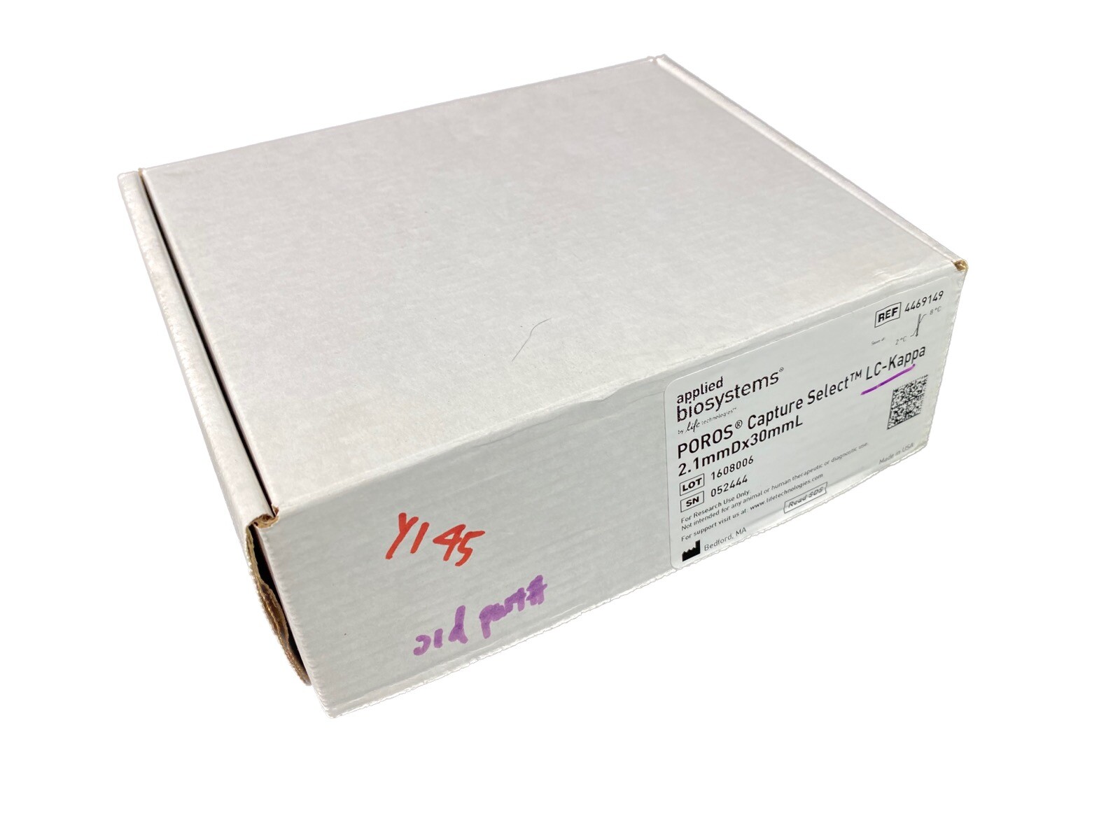 APPLIED BIOSYSTEMS 2.1mm X 30mm POROS Capture Select HPLC Column 4469149 (1/pk)