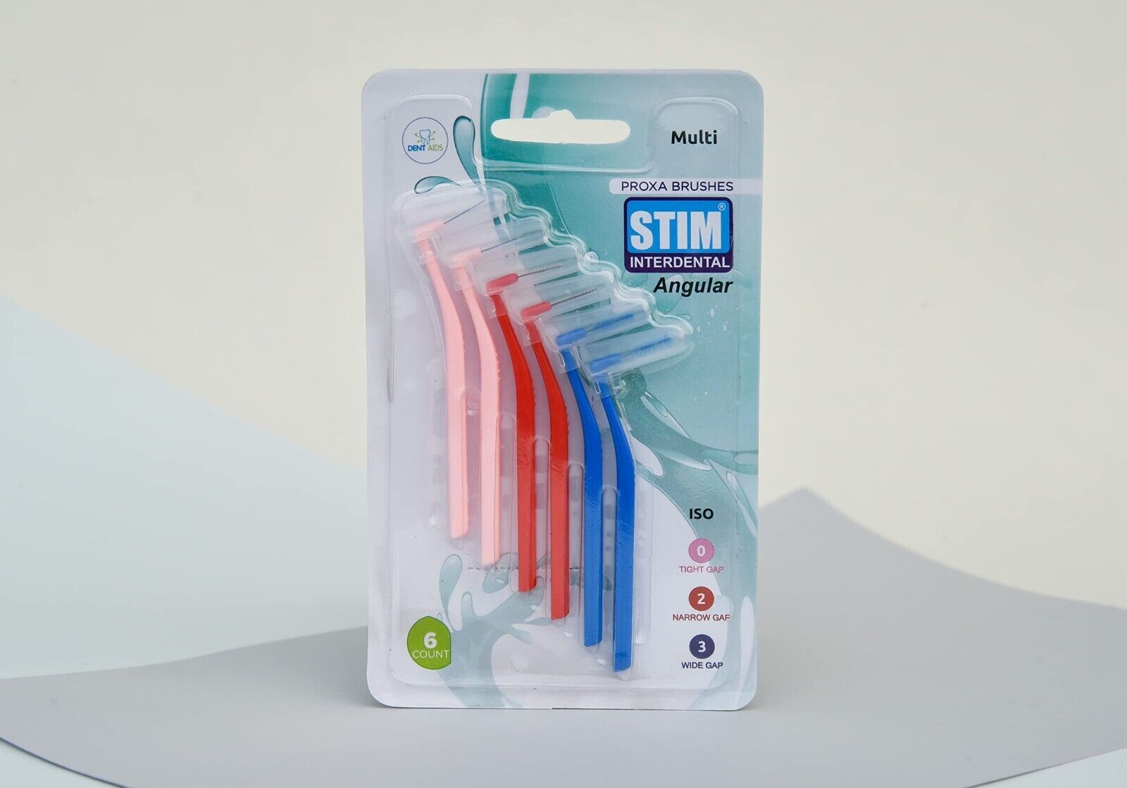 DENTAIDS Stim Proxa L Angular With Colour Coded Interdental Brush All -ISO Sizes