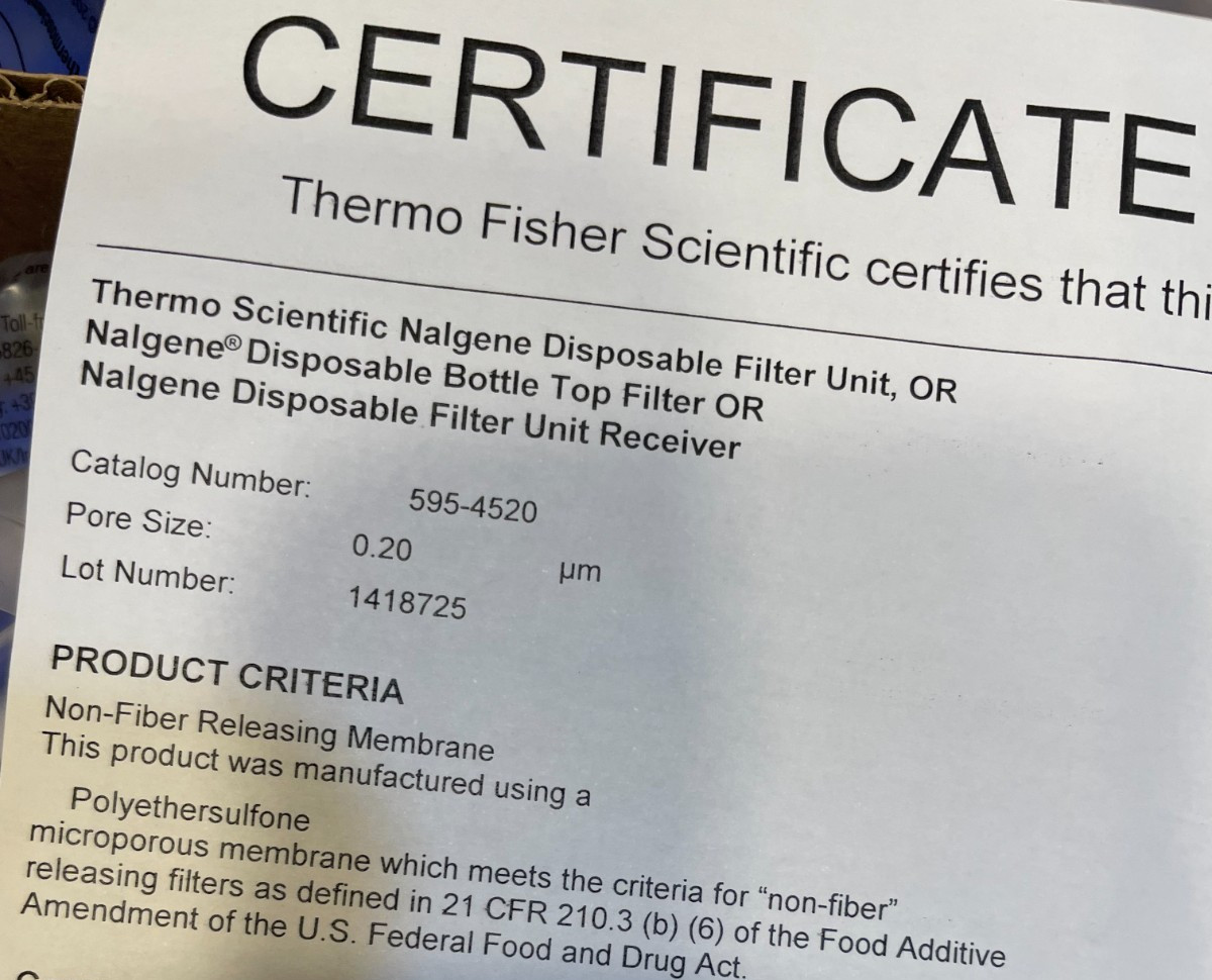 Box of 12 New Thermo Scientific Nalgene Rapid Flow Filters 595-4520 exp. 2/2030
