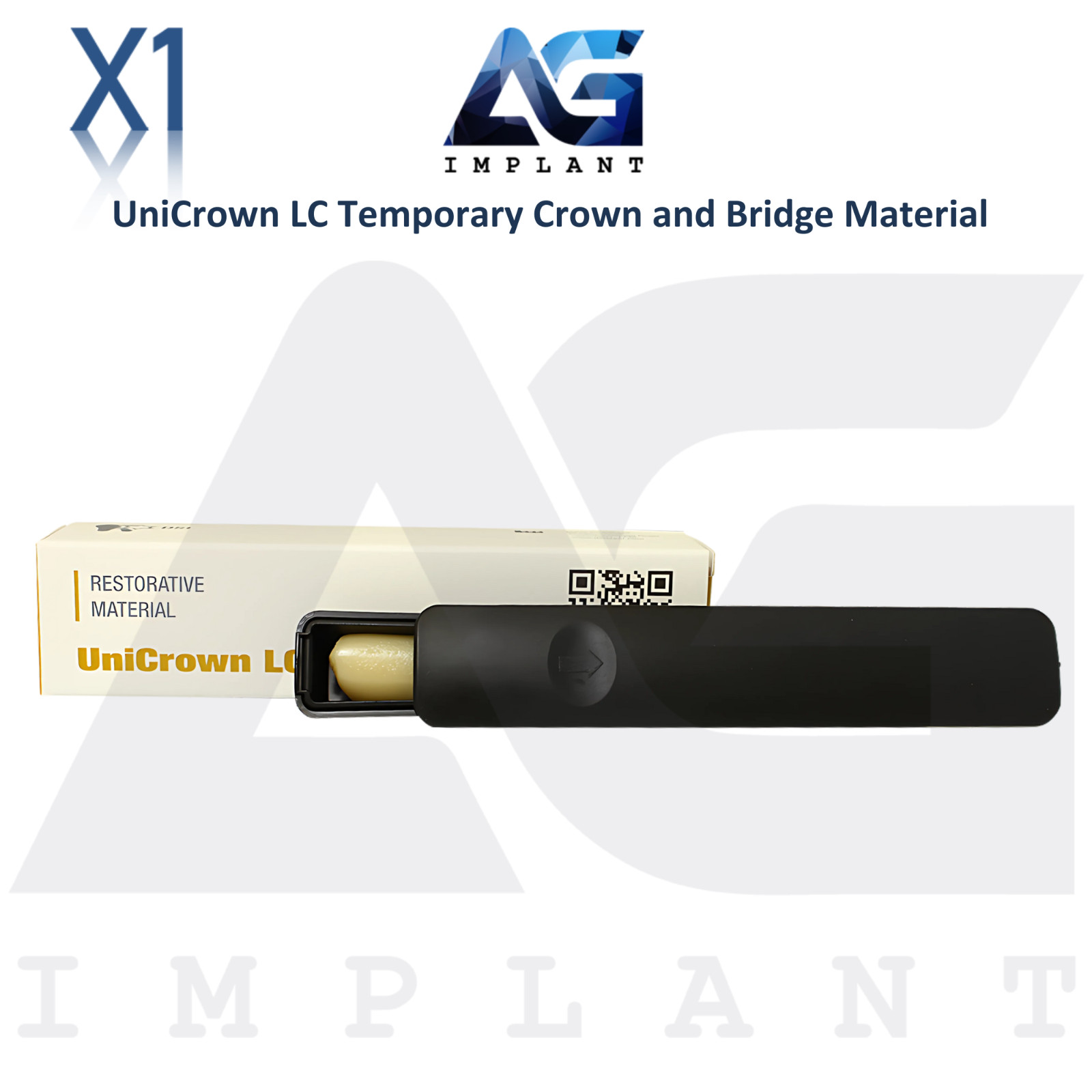 UniCrown LC Temporary Crown and Bridge Material 15g Sculptable Composite Resin