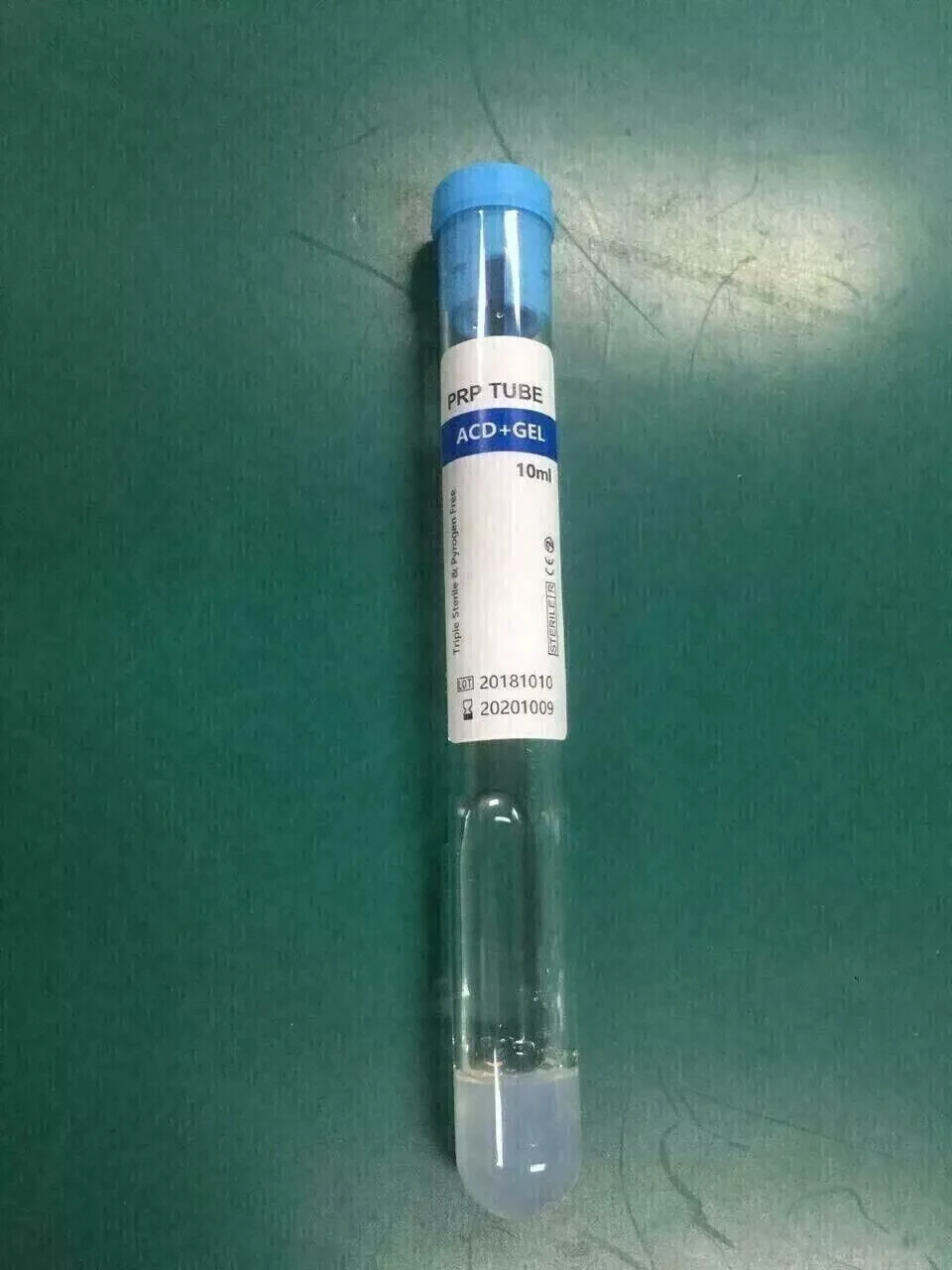 10 Tubes PRP Tubes ACD Solution A and Gel 10 mL Expiry November 2026