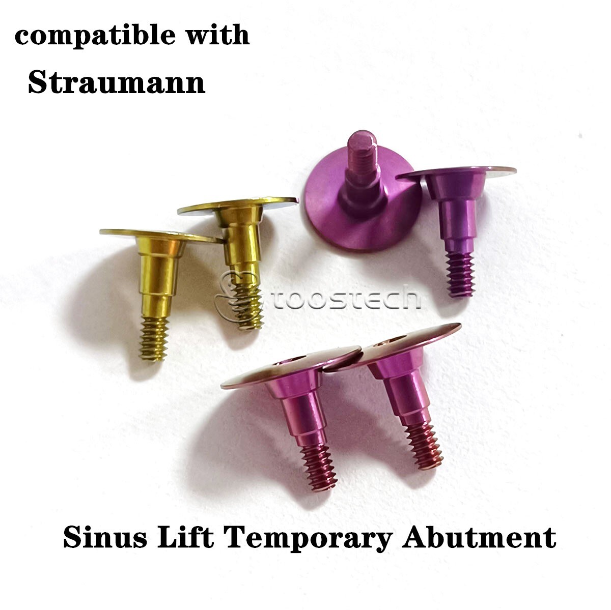 Straumann Compatible Bone level Sinus lift temporary abutment ti abutment RC NC