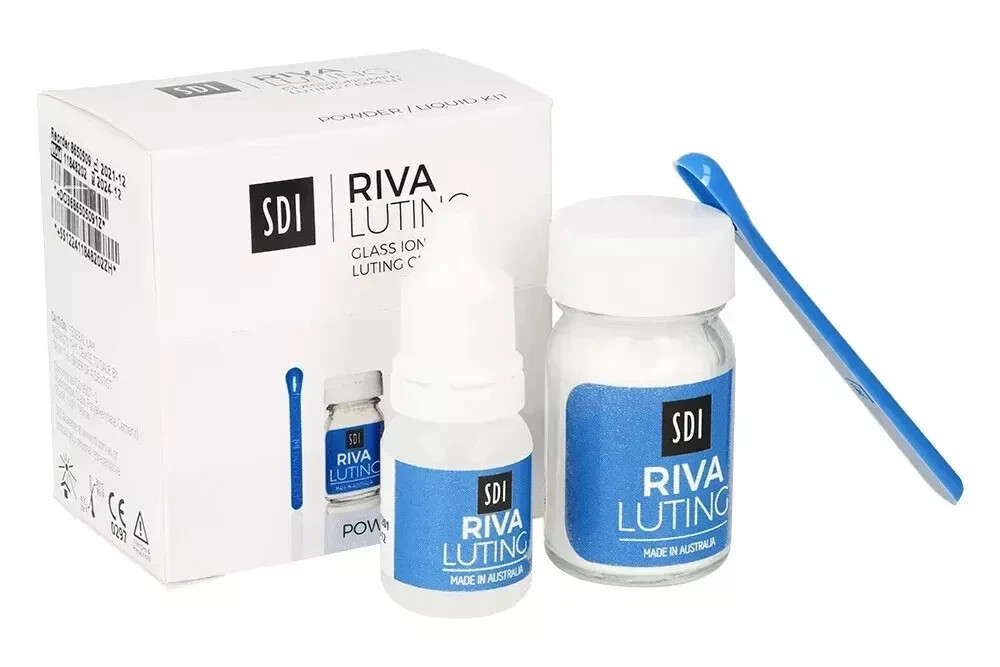 SDI Riva Luting Self Curing Glass Ionomer Luting Cement with Fluoride Release