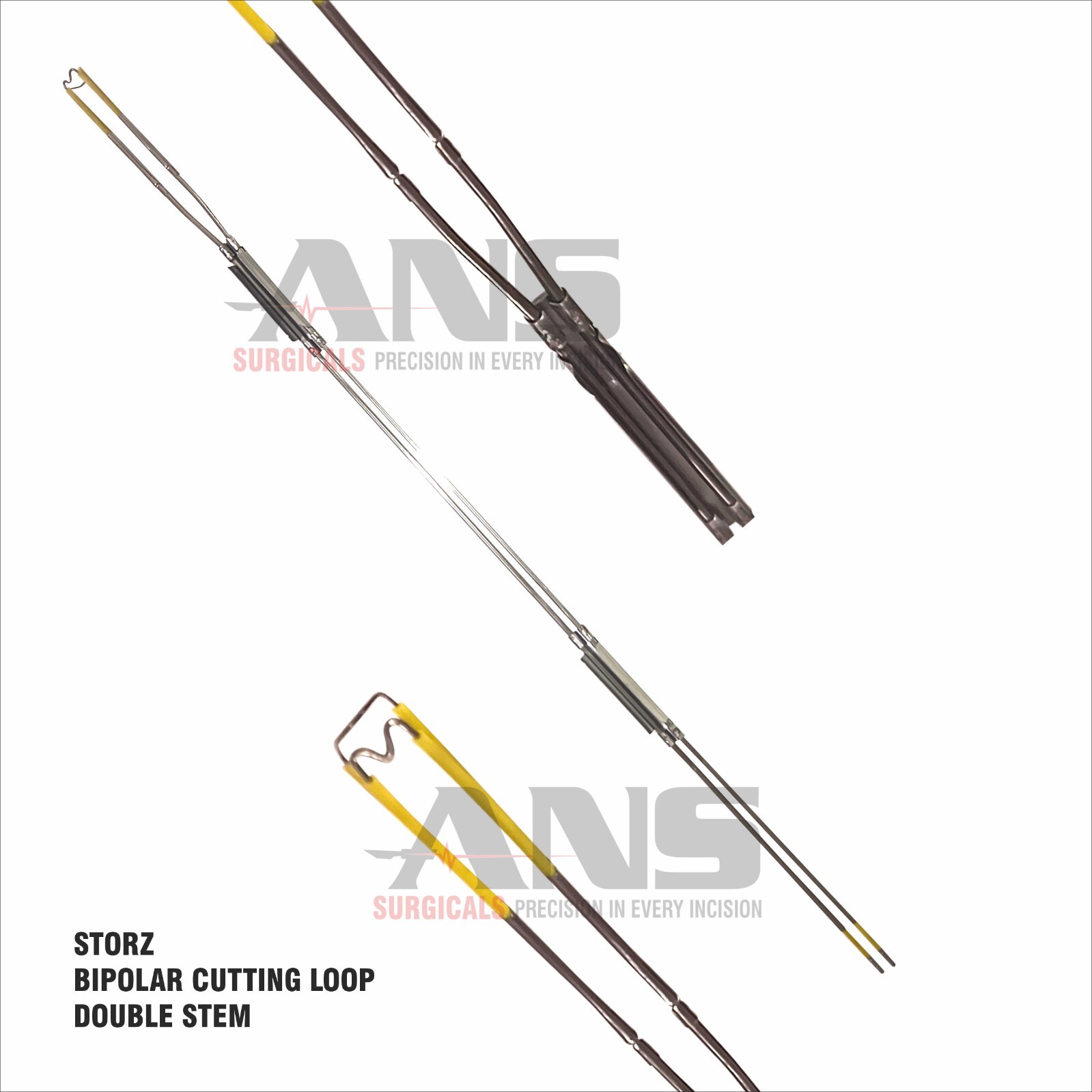 ANS Bipolar Cutting Loop Double Stem Pack of 5