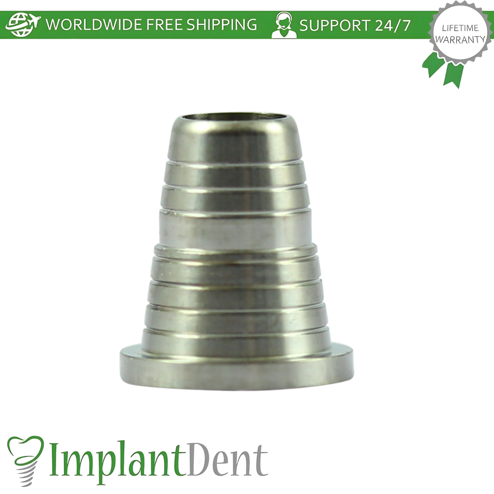 X10 Titanium Conical Sleeve Ø4.9mm For Multi Unit P64 AB Dental Compatible