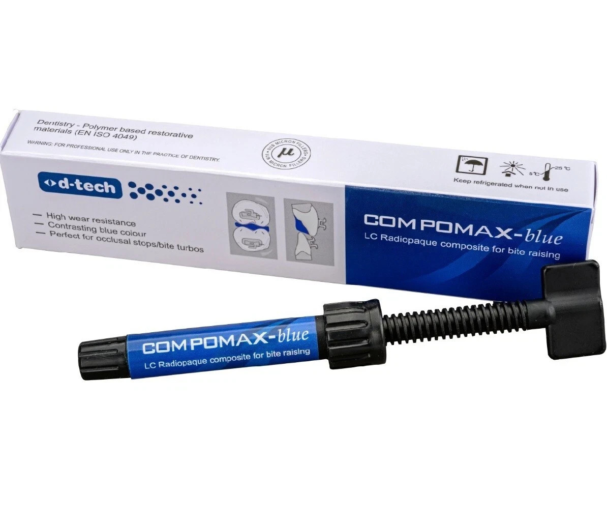 COMPOFLO BLUE LC Radiopaque Composite 4gm For BITE RAISING