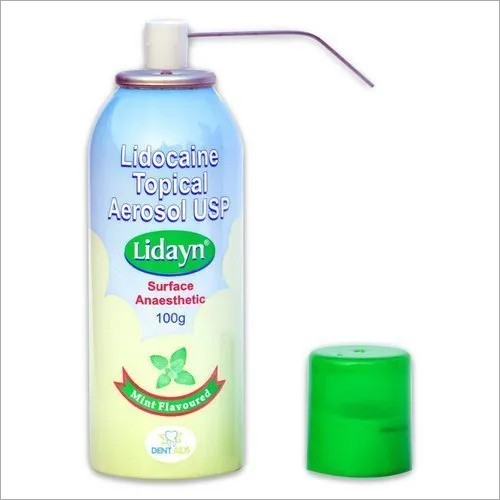 Lid*ayn Topical Mint Dent*aids Lid*ayn Sp*ray For Tattoo & Dental Use – 100gm