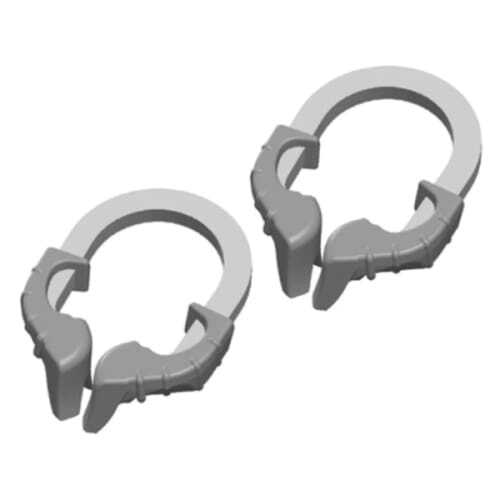 iMatrix Sectional Matrix System Ring Refill, 2 x Gray Narrow Rings