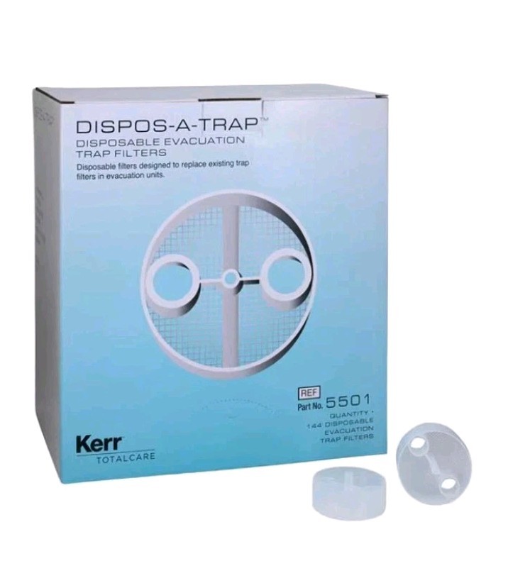 Kerr TotalCare DISPOS-A-TRAP 5501 ADEC DCI FOREST EVACUATION TRAPS 2 1/8″ 144/bx