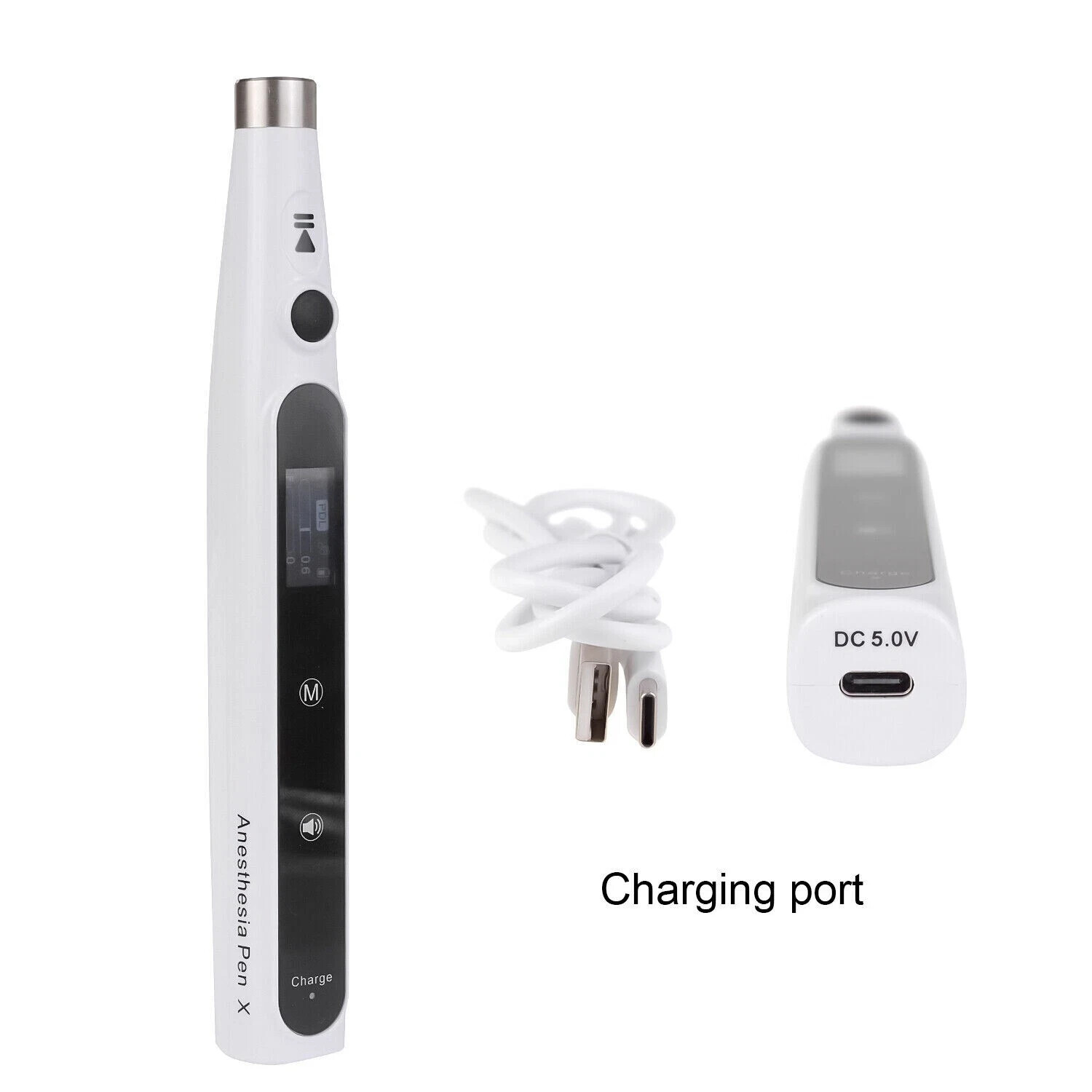 REDLAND Dental Anesthesia Injector Syringes Wireless Pen with 8 Injection Tubes