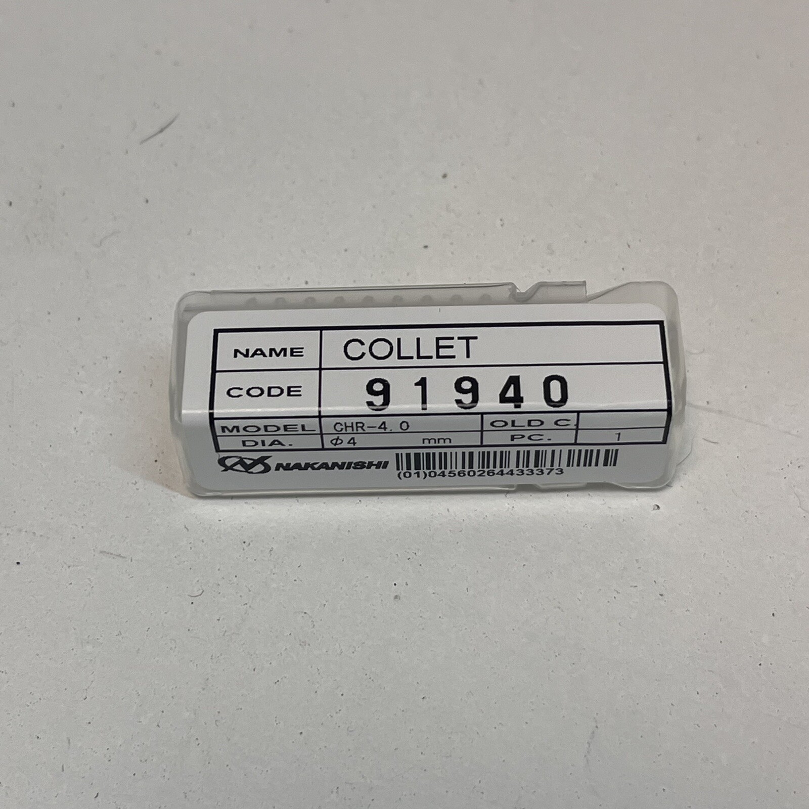 NAKANISHI CHR-4. 0 COLLET 4.0 – DIA 4.0MM 91940 for SPINDLE, PLANMILL, E4D , CNC