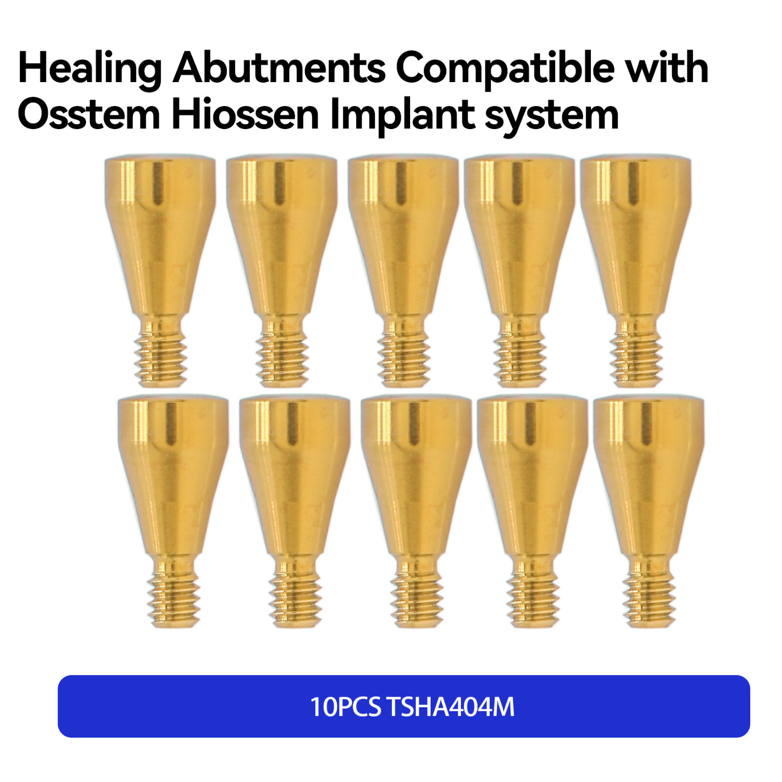 Dental Healing Abutment Cover Screw Mini Platform Fit Osstem Hiossen 4.0/4.5mm
