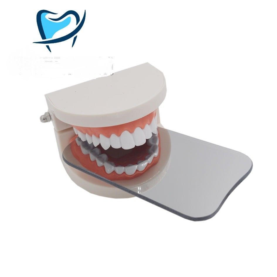 2Pieces Dental Orthodontic Photo Mirror Intra Oral Mirrors Glass Reflector 2side