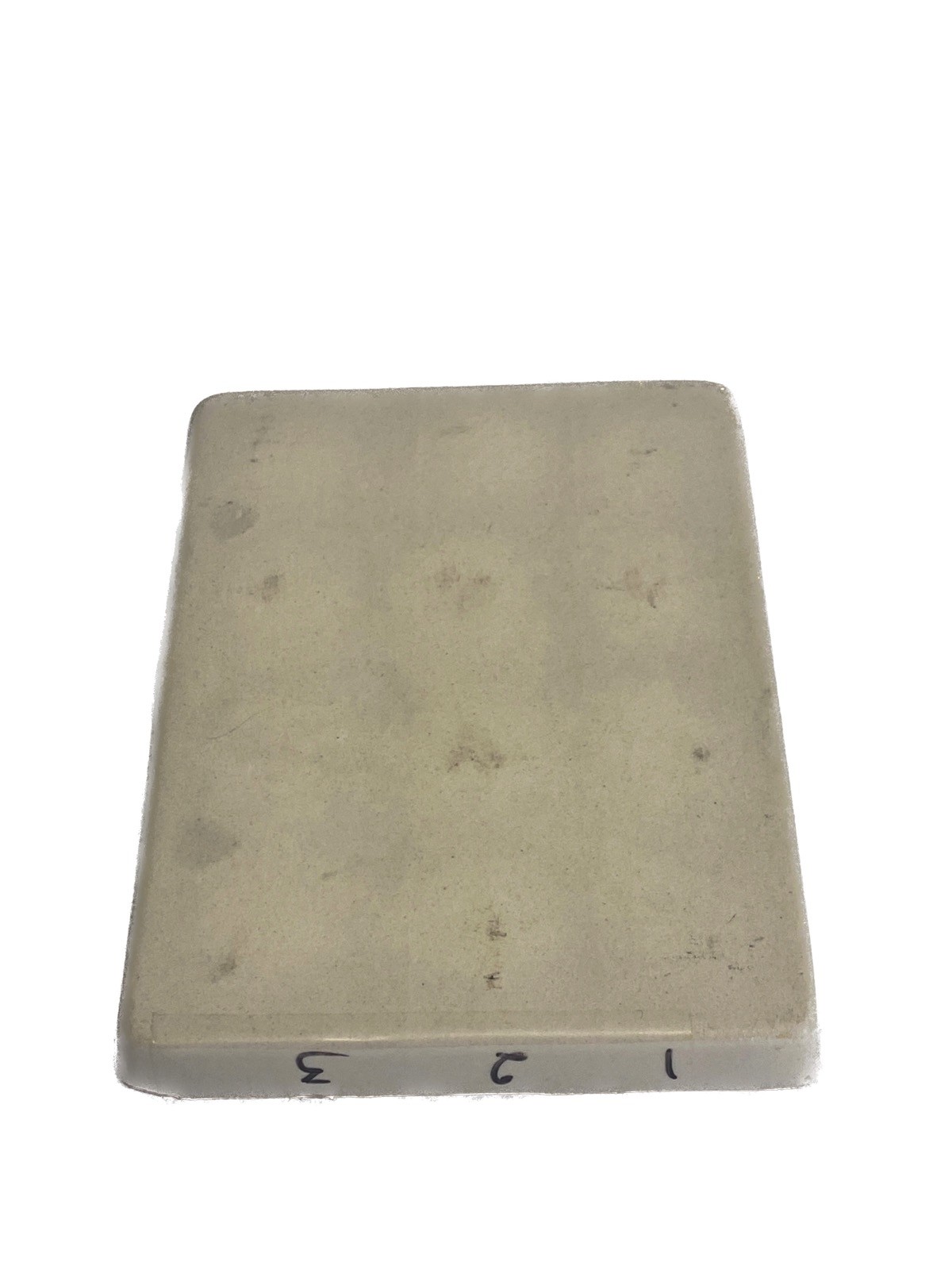 Laboratory White Porcelain 12-Well Depression Color Reaction Spot Plate 155mm B