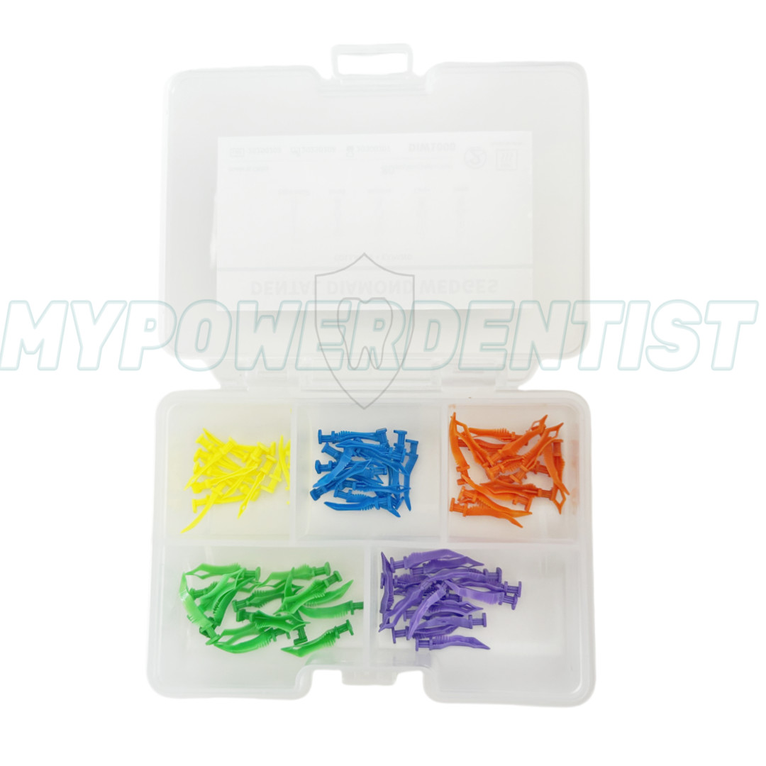 Dental Diamond Wedges Marginal Seal Wedge Flexible Collapse Expand Fits Bioclear