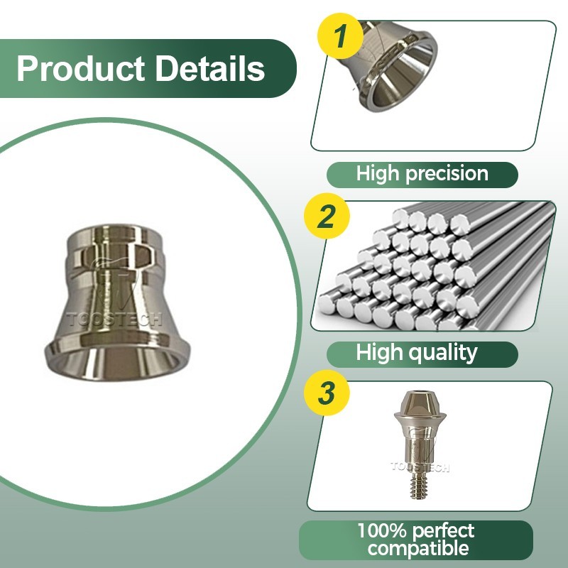 20pcs Variobase for Bridge Bar Cylindrical Abutment Fits to Straumann NC RC