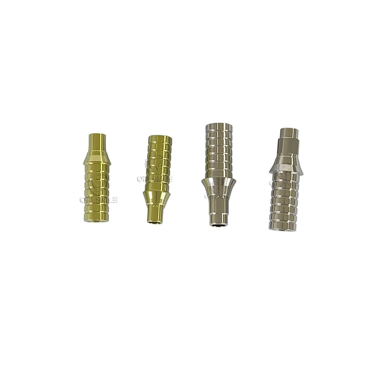 5 pcs Temporary Titanium abutment with screw fit to Straumann ITI platform RC/NC