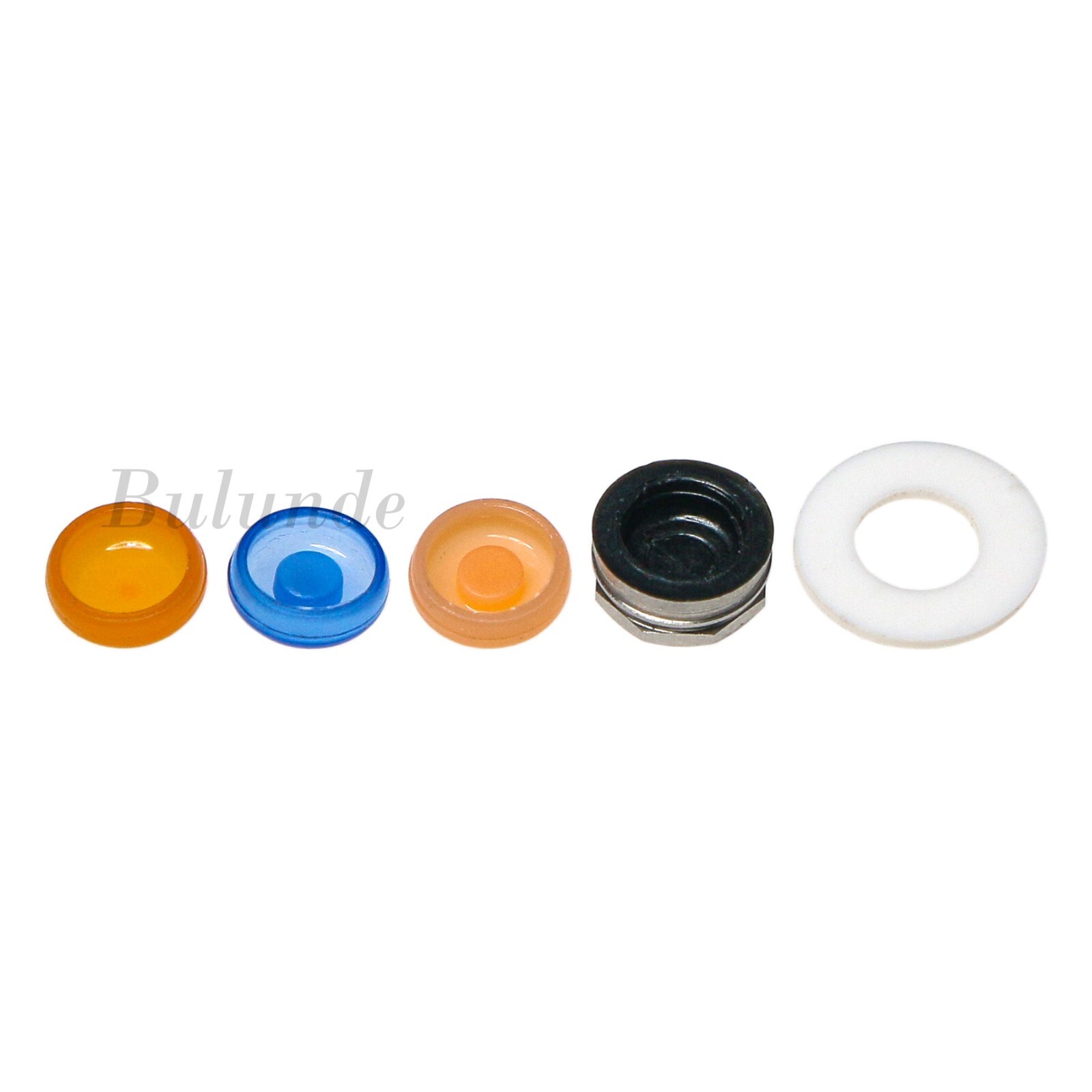 Den-tium Locator Implant Abutment Set – AH 3/4/5mm, PEEK Caps, 4.0mm Dia