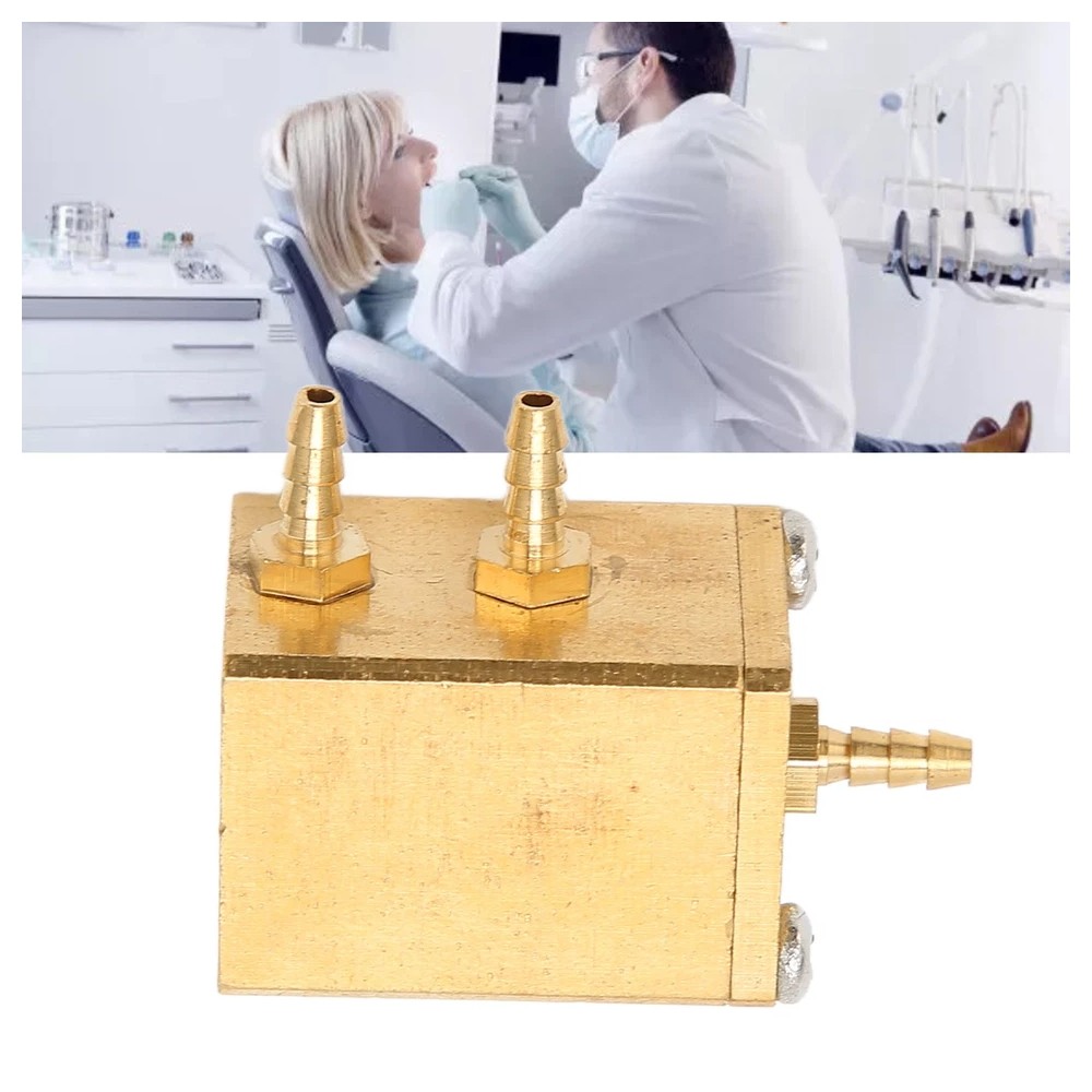 3Pcs Metal Dental Water Valve With High Passability For Dental Chairs New