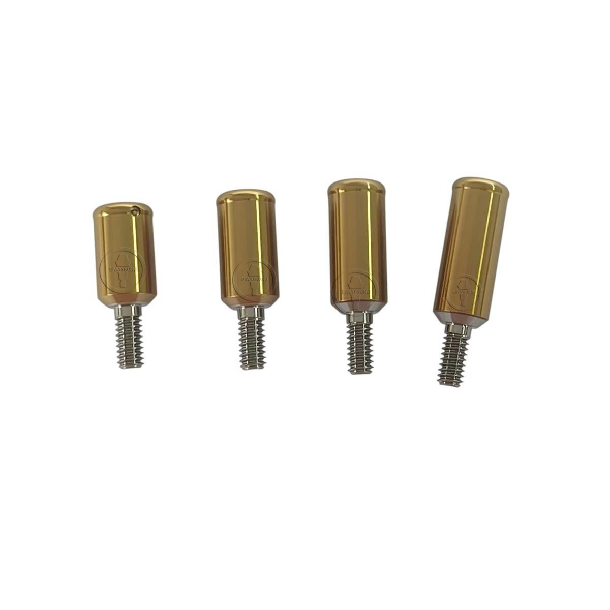 Locator abutment full set male caps fit to Implant Direct D3.75 GH0.5-7.5