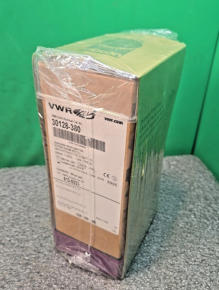 VWR 30128-380 Pipet Tips 1–200 µL Yellow | Pak Rack Refill 200ul | 1030-295-306