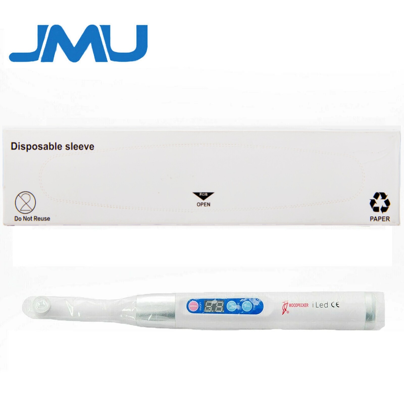 Dental Disposable Curing Light Cover Sleeves 1.5″x8″ 500pcs for Woodpecker iled
