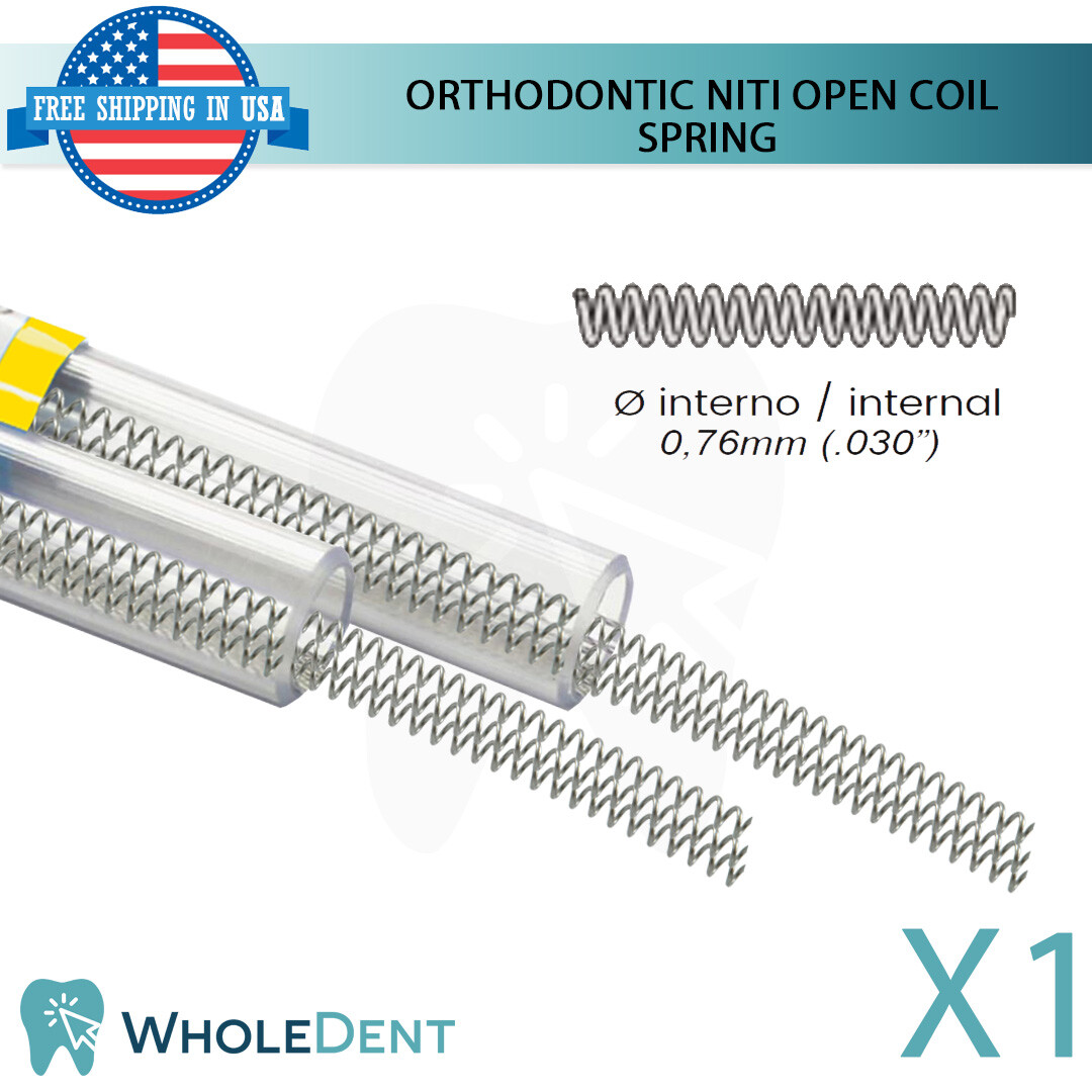 Orthodontic Dental NiTi Open Coil Spring 178mm X3 Sticks .010″x.030″ Morelli