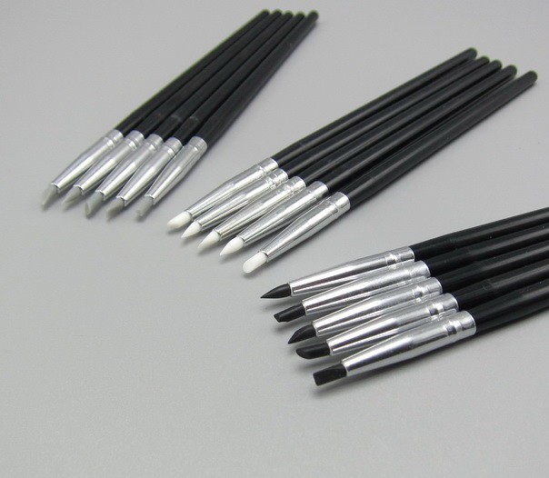 50*Dental Adhesive Composite Resin Pen Cement Porcelain Silicone Brush Pens