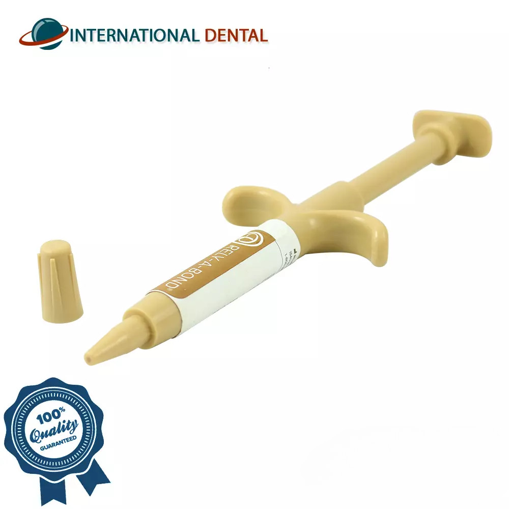 Dental Reliance Ortho Rely-A-Bond Bracket Adhesive 3.5g Syringe Self-Curing