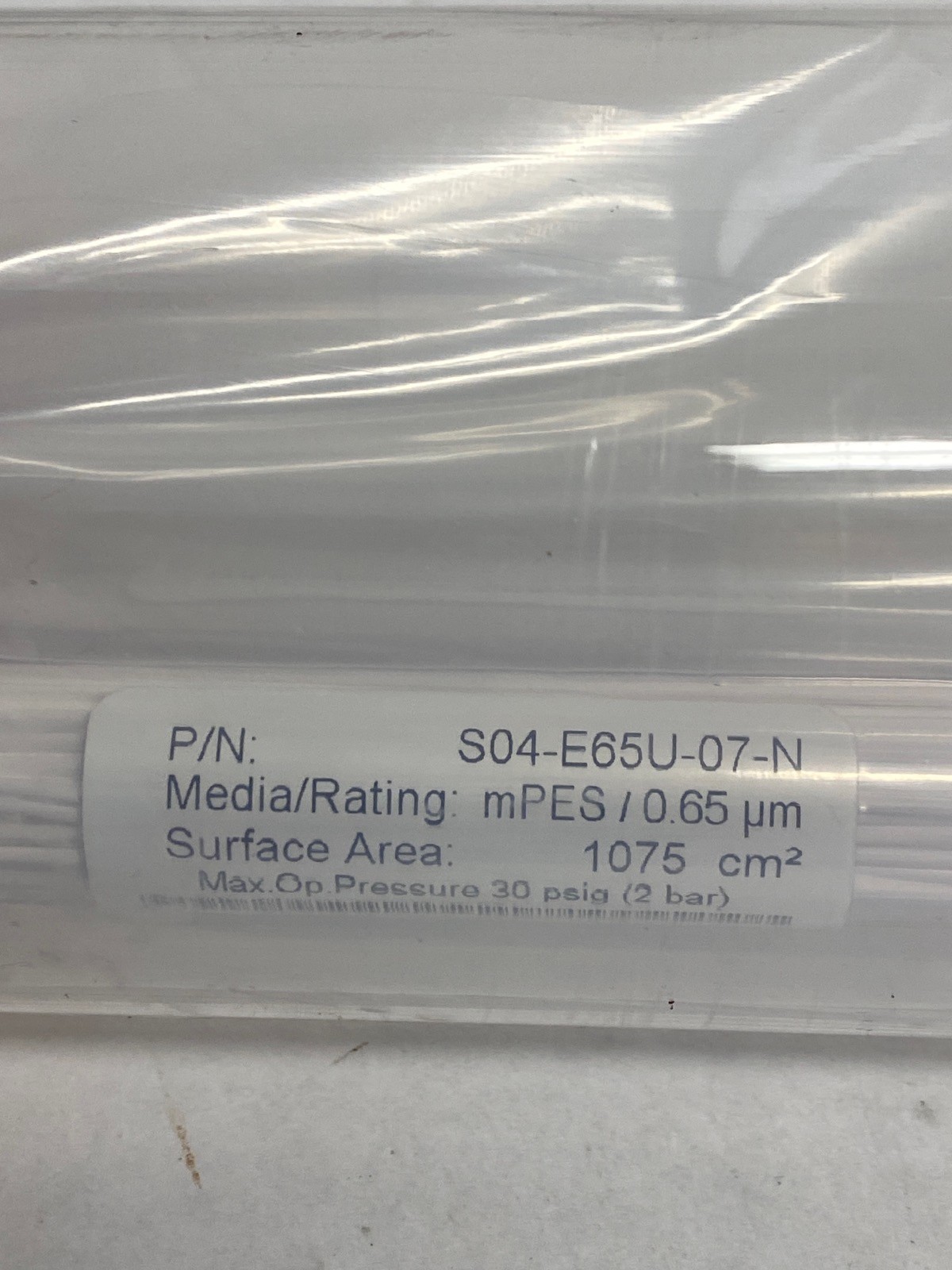 REPLIGEN MiniKros Sampler Hollow Fiber Filter Module 41.5cm 0.65um S04-E65U-07-N