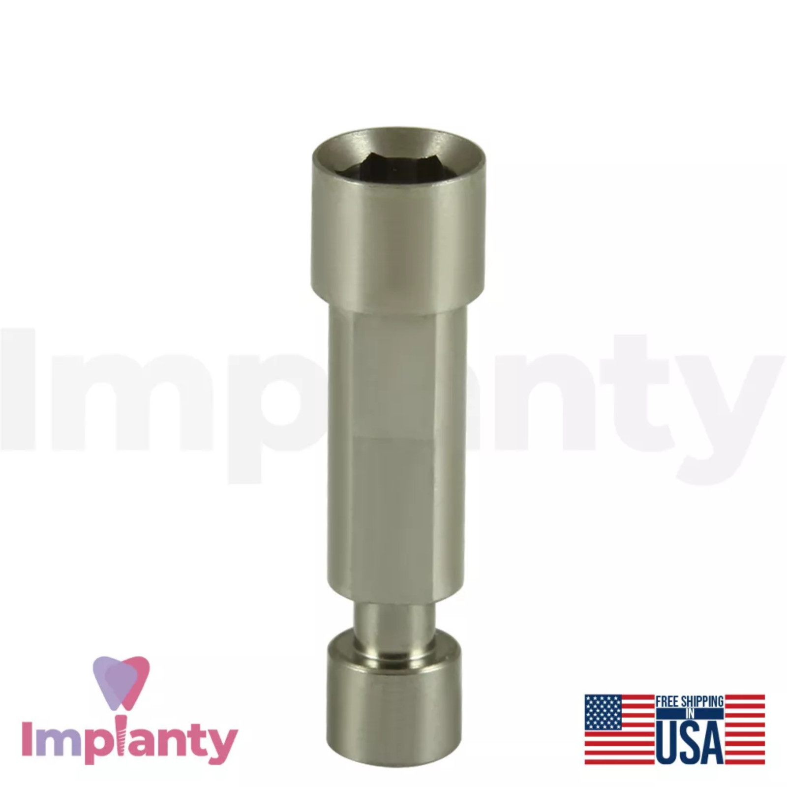 10x GDT Dental 3D Analog For CAD/CAM Stainless Steel Int Hex 2.42mm Dentistry