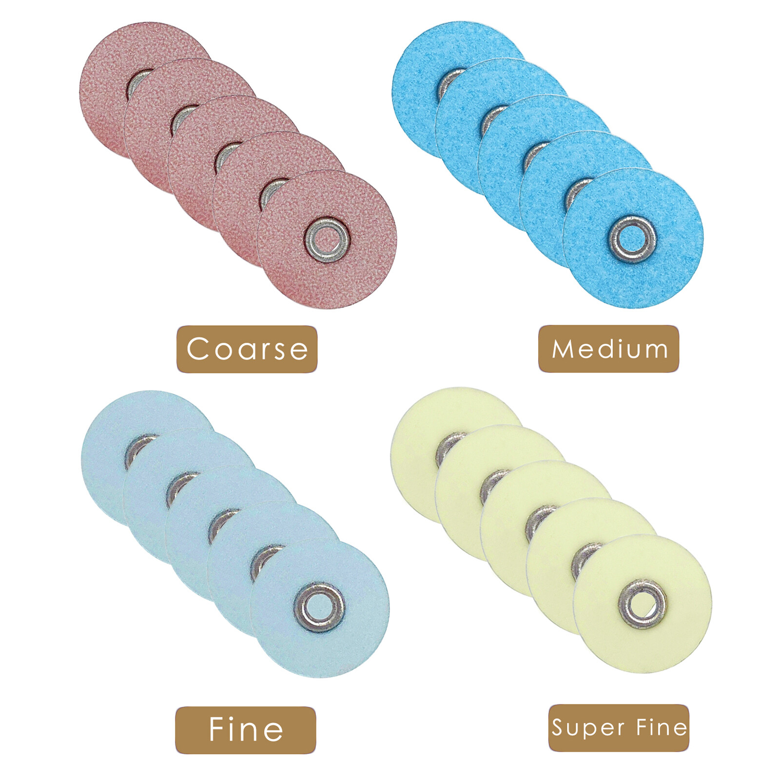 Dental Sof-Lex contouring polishing 2382 Pop-On discs 1/2″ 12.7mm or Mandrel SS