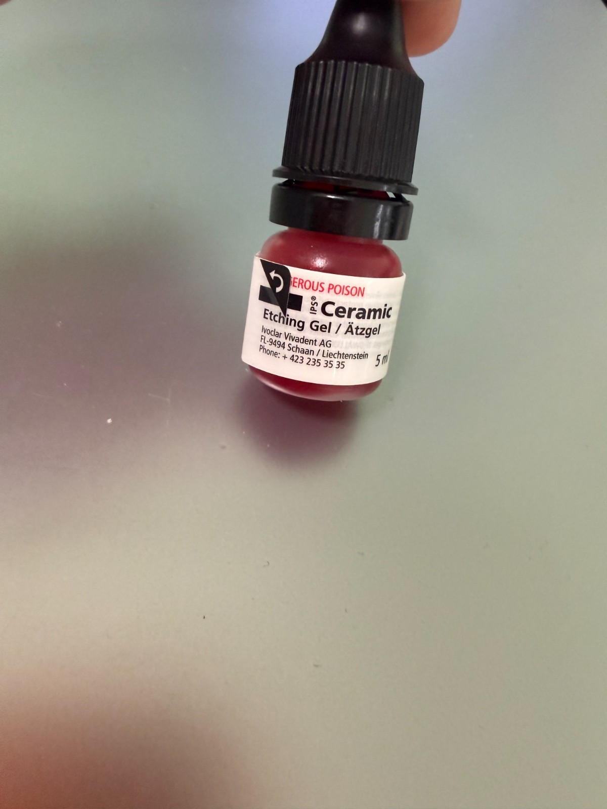Ivoclar Vivadent IPS Ceramic Etching Gel 5ml BOTTLE Exp 2027-03-28