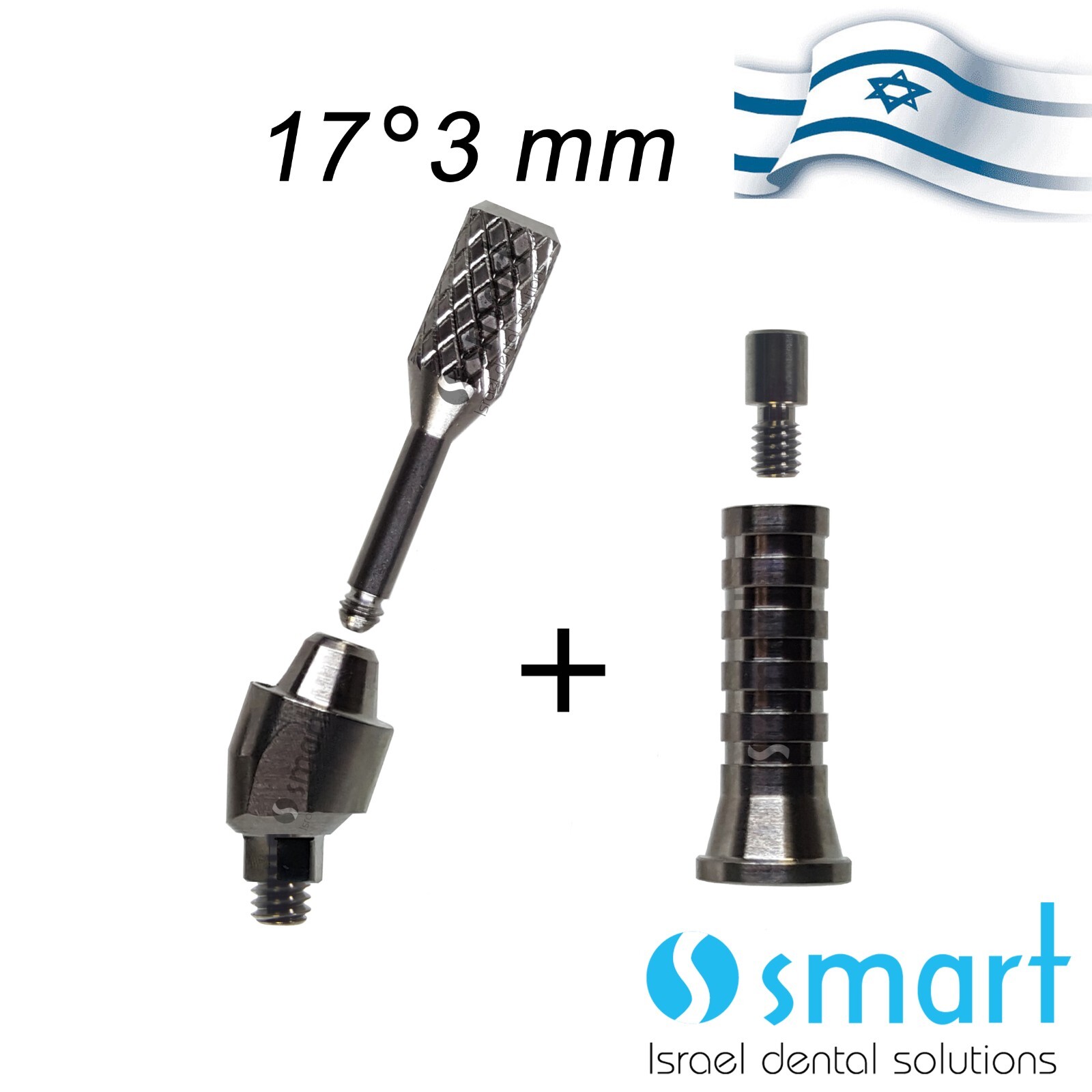 New Multi Unit angulated 17 deg 3 mm attachment titanium sleeve