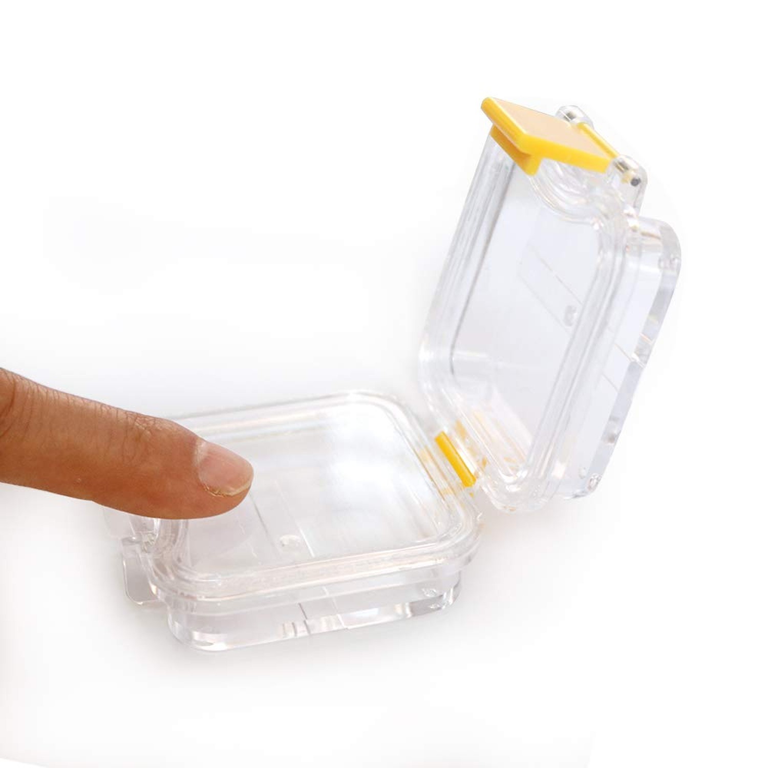 Impressive Smile Dental Crown and Bridge Pillow Box with Secure Clasp | Trans…