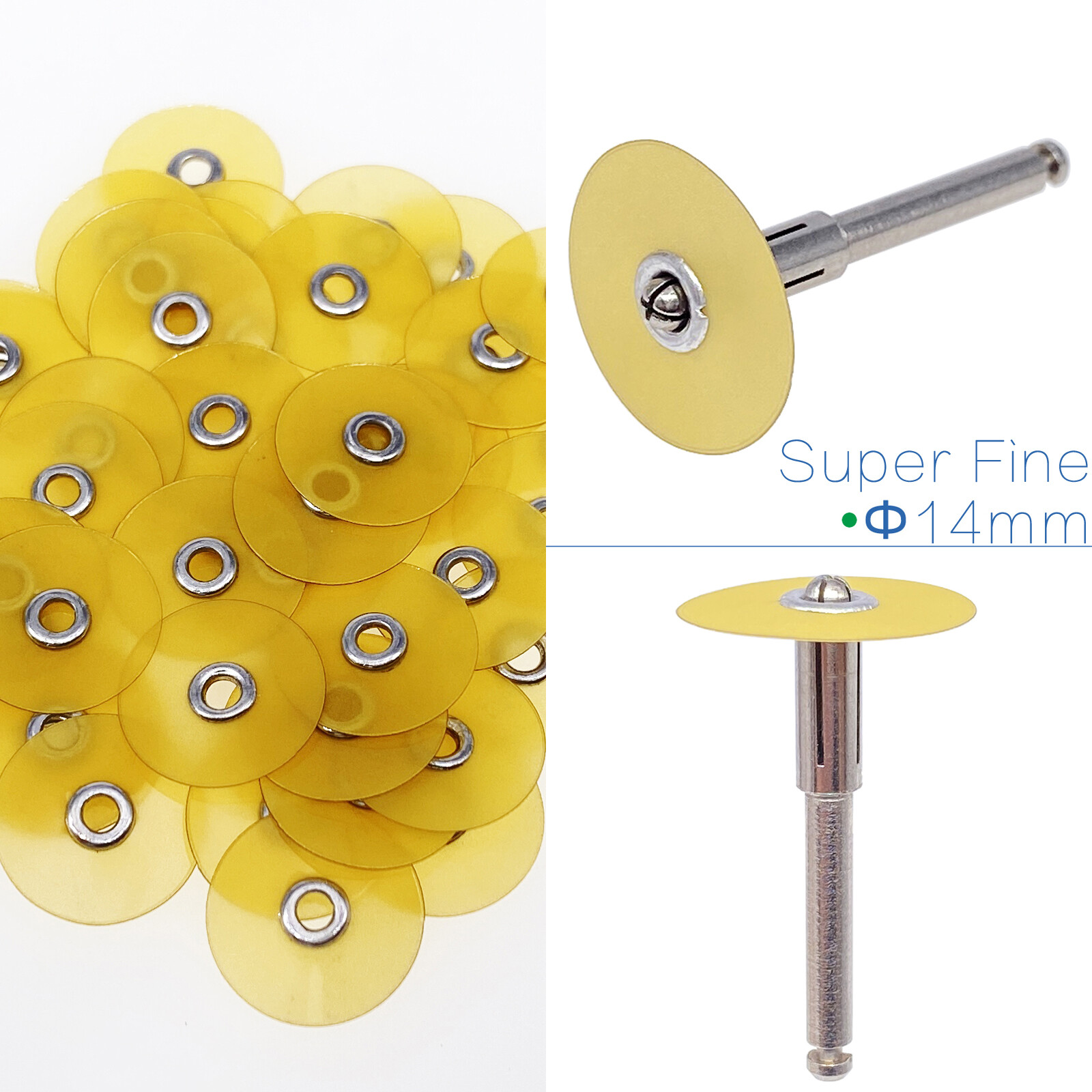 Dental Sof-Lex Soflex Contouring & Polishing All Sizes Pop-On Discs 0.55″ 14mm