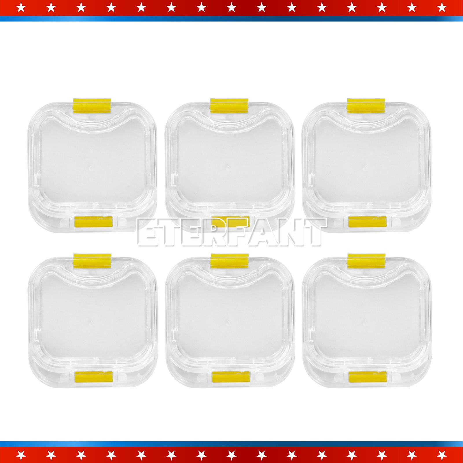 100pcs Dental Crown and Bridge Pillow Box with Membrane Storage Display Box