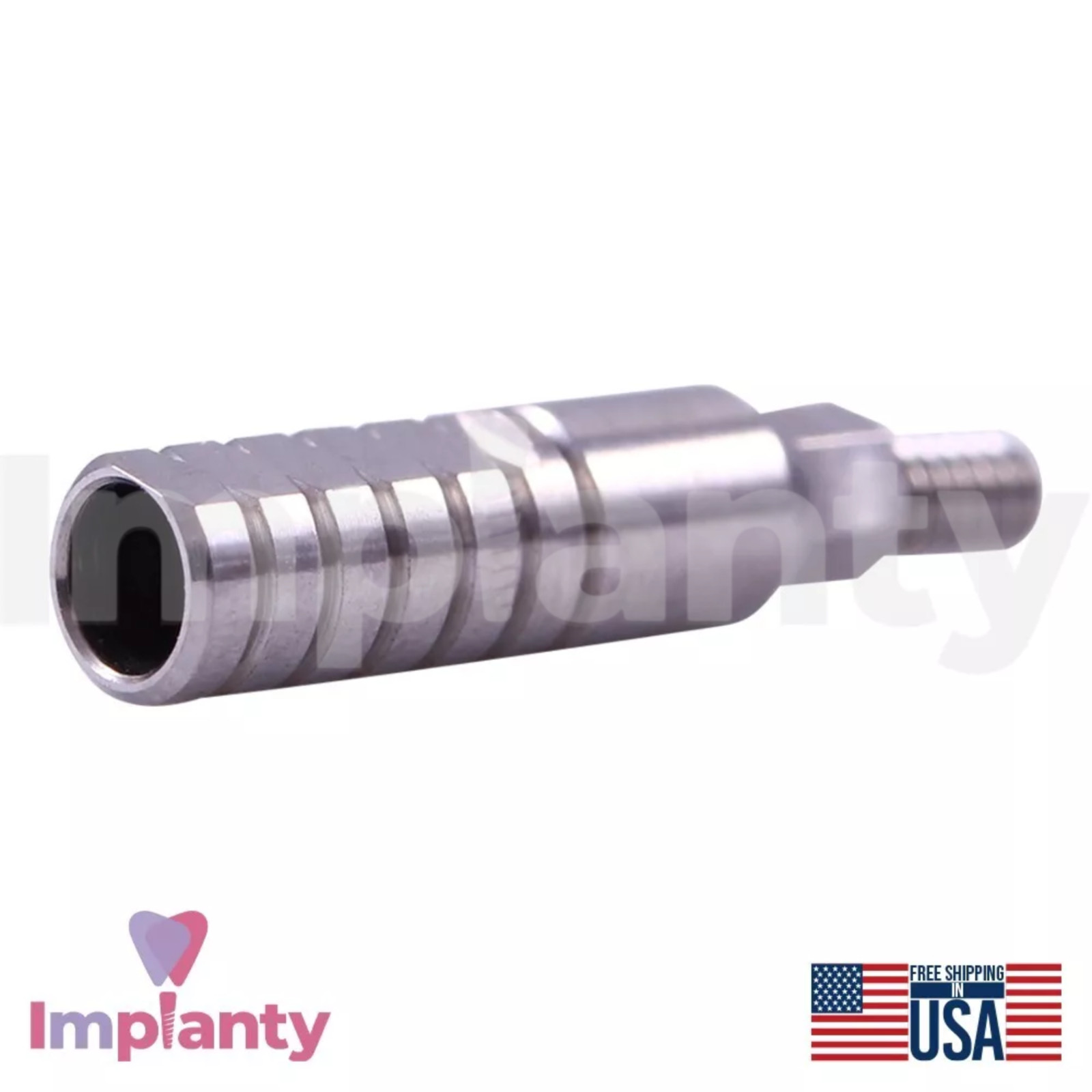 GDT Straight Dental Prosthetic Ø3.5mm Diameter Slim Platform Int Hex 2.0mm