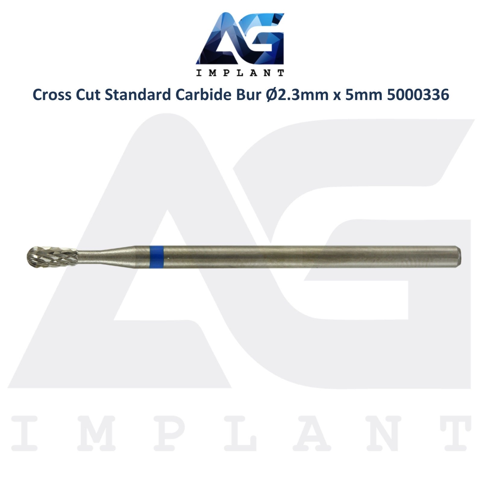 Dental Cross Cut Bud 5000336 Standard Carbide Bur Ø2.3mm x 5mm Lab Supplies