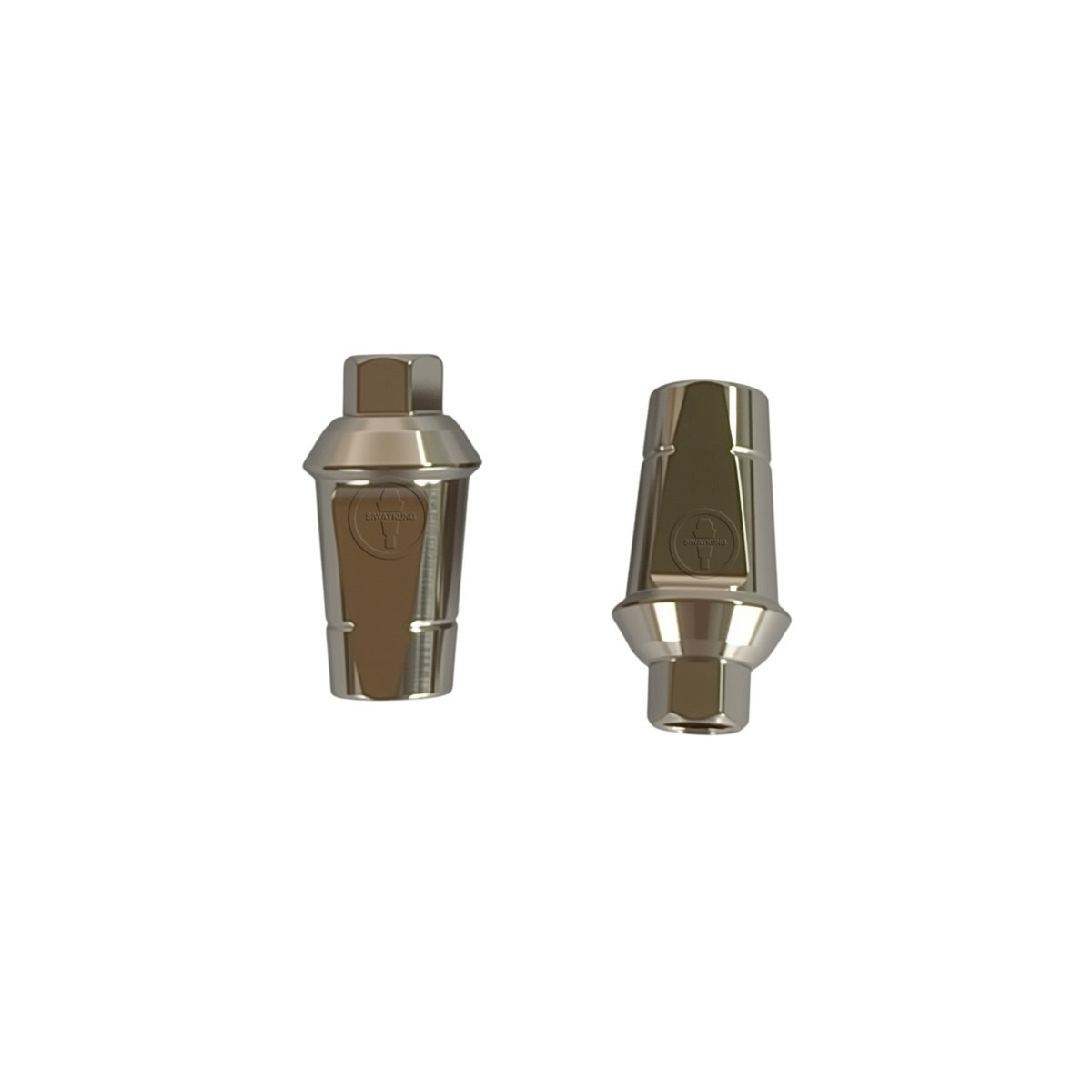 20 pcs Ti cemented abutment Straight abutment fit to Zimmer platform D4.8 D5.5