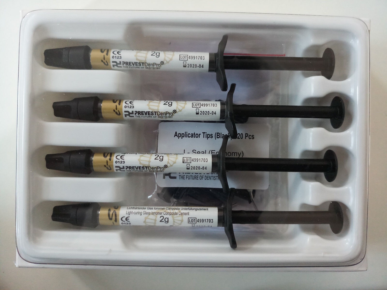 Prevest DenPro Light Curing Glass Ionomer Composite Cement Fusion I-Seal