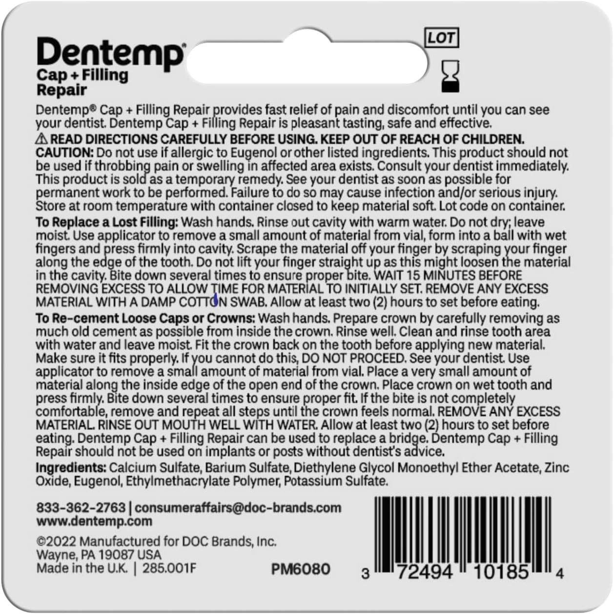 Ultimate Dental Repair Kit: Maximum Strength Loose Cap & Filling Repair – 3 Pack