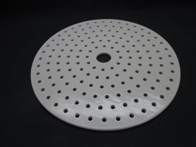 Coors CoorsTek 230mm Perforated Porcelain Desiccator Plate 5mm & 23mm Ctr 60456