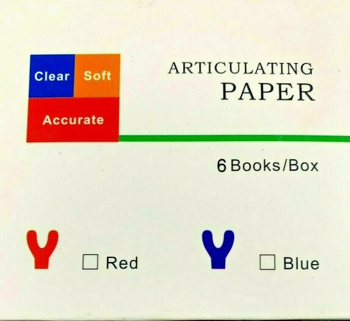 Articulating Paper Horseshoe Type Blue Red Combo 72Pcs x 3 Boxes