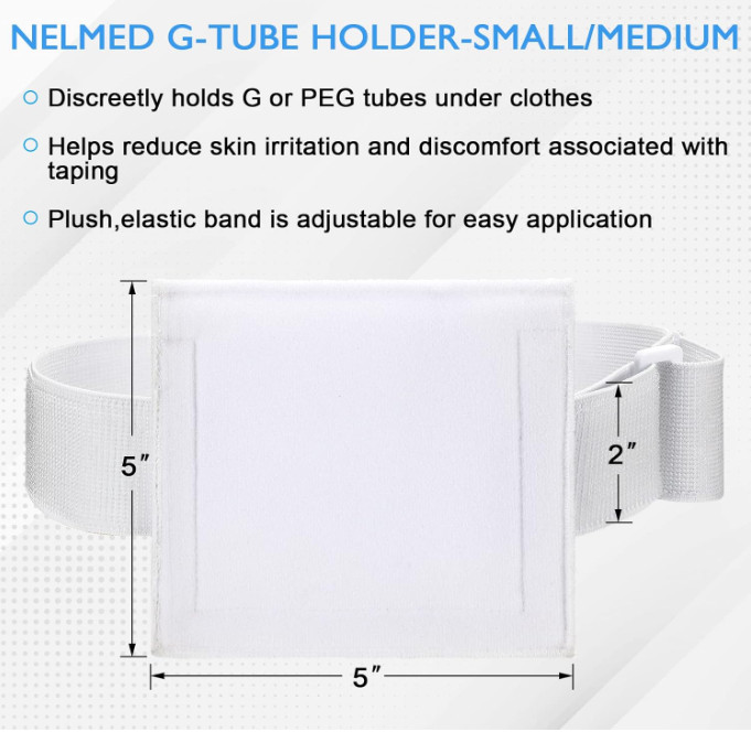 6 Pcs Feeding Tube Holder Elastic G Belt Comfortable PEG Tube Supplies