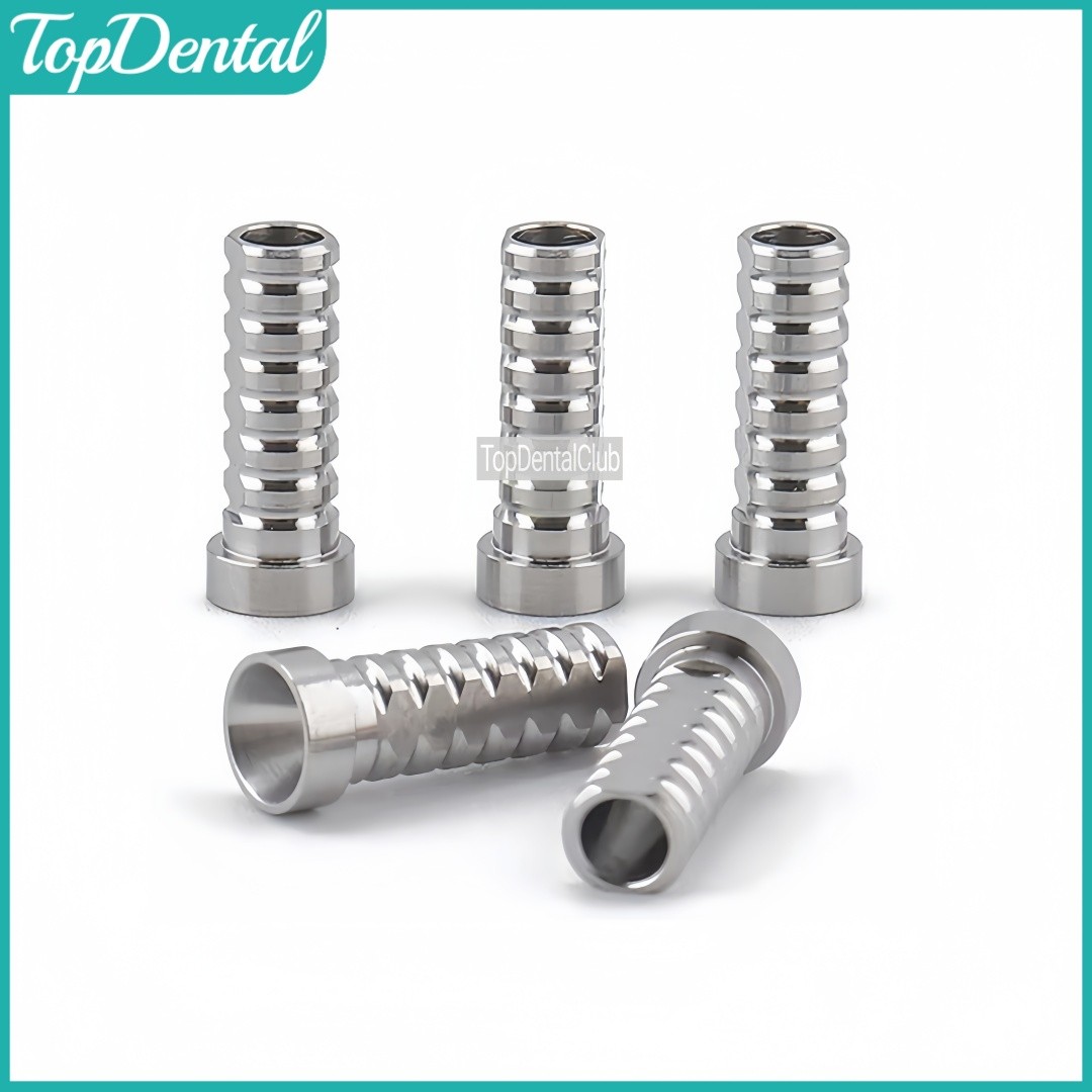 50Pcs Titanium Temporary Cylinder MU Sleeve Multi Unit Abutment Fits ITI/NOB/OSS